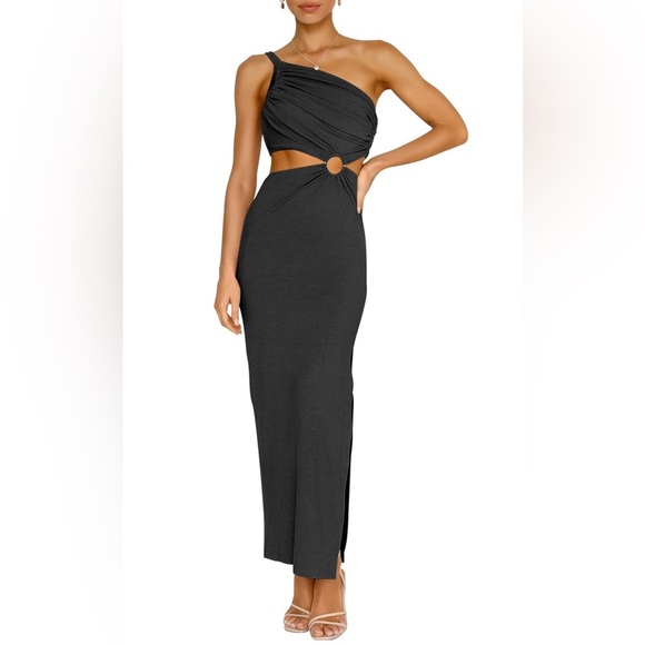 NWT Ribbed Cutout Dress - Picture 2 of 8